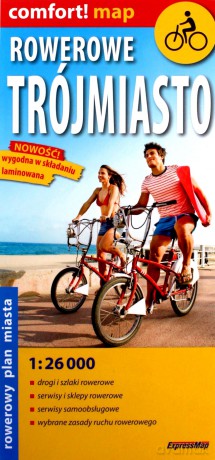 Comfort! map rowerowe Trójmiasto 1:26 000 plan