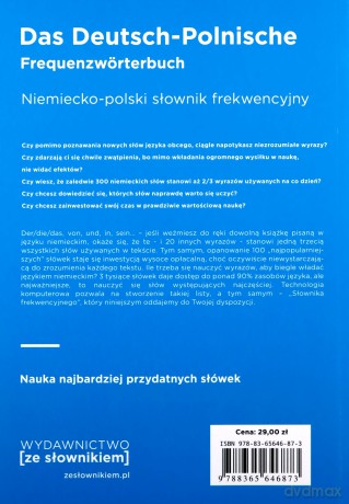 Das Deutsch-Polnische Frequenzworterbuch [KSIĄŻKA]