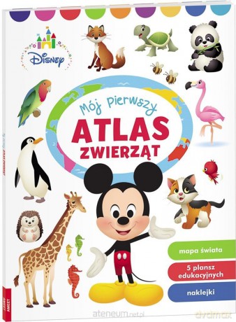 Disney maluch Mój pierwszy atlas zwierzą [KSIĄŻKA]