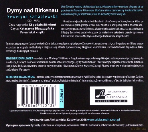 Dymy nad Birkenau - Seweryna Szmaglewska [AUDIOBOOK]
