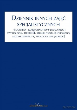 Dziennik innych zajęć specjalistycznych - Anna Franczyk [KSIĄŻKA]