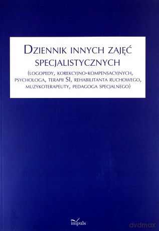 Dziennik innych zajęć specjalistycznych - Anna Franczyk [KSIĄŻKA]
