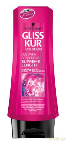 Schwarzkopf Gliss Kur Supreme Length Odżywka do włosów ułatwiająca rozczesywanie 200 ml