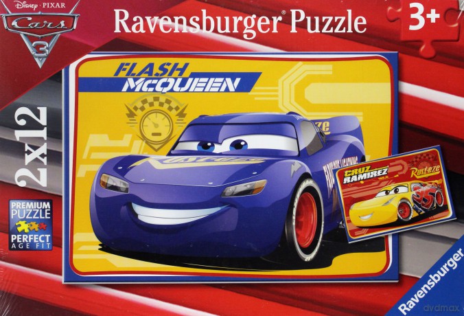 RAVENSBURGER Cars 3 2x12 el. [PUZZLE]