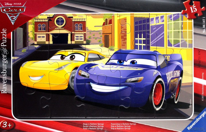 RAVENSBURGER Cars 3 15 el. [PUZZLE]