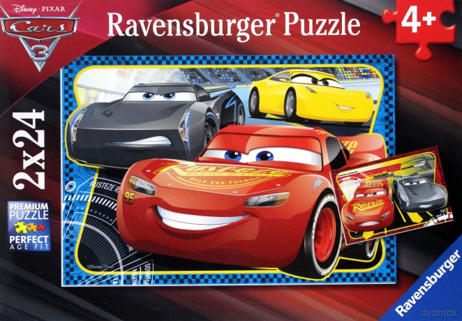 RAVENSBURGER Cars 3 Light I Mcqueen 2x24 el. [PUZZLE]