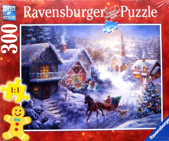 RAVENSBURGER Pędząc Przez Śnieg 300 el. [PUZZLE]