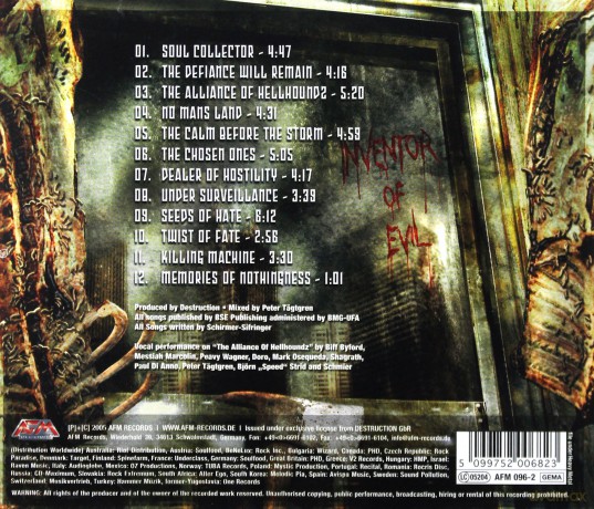 Destruction: Inventor Of Evil [CD]