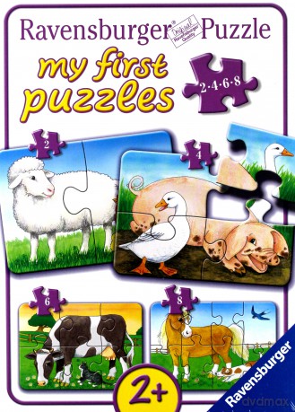 RAVENSBURGER Życie Na Wsi 2/4/6/8 el. [PUZZLE]