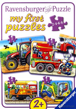 RAVENSBURGER W Pracy 2/4/6/8 el. [PUZZLE]