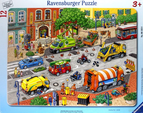 RAVENSBURGER Życie Miasta 8-17 el. [PUZZLE]