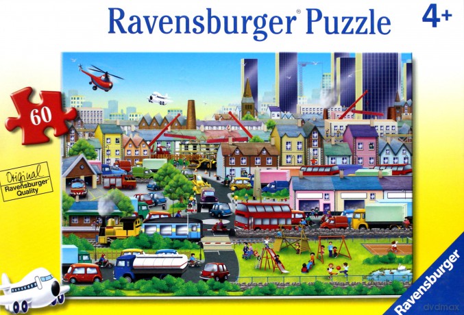 RAVENSBURGER Zapracowana Okolica 60 el. [PUZZLE]