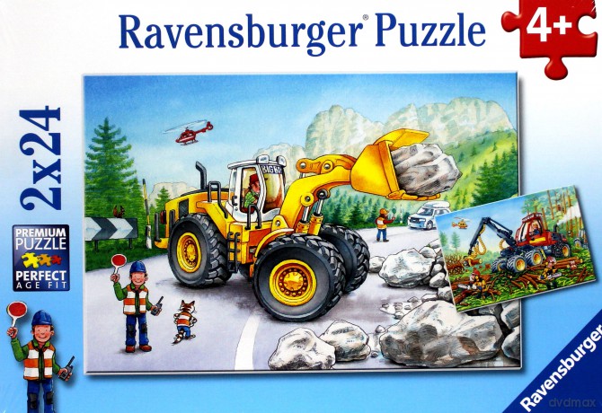 RAVENSBURGER Maszyny w Pracy 2x24el [PUZZLE]
