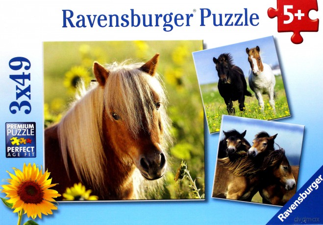 RAVENSBURGER Kochane Konie 3x49el [GRA]