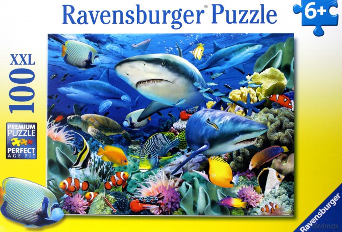 RAVENSBURGER Rafa Rekinów 100 el. XXL [PUZZLE]