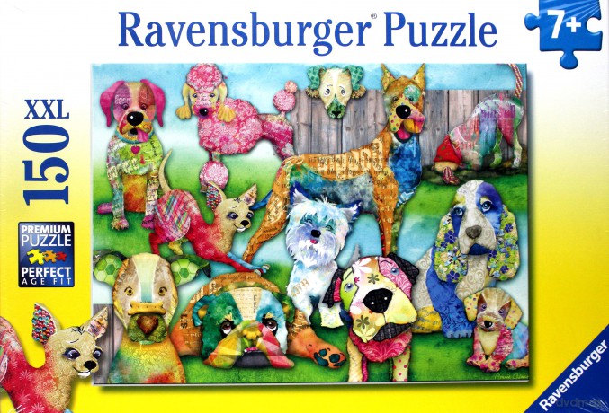 RAVENSBURGER Paczłorkowe Szczeniaki 150 el. XXL [PUZZLE]