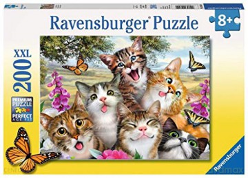 RAVENSBURGER Zwariowane Koty 200 el. XXL [PUZZLE]