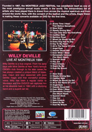 Willy Deville: Live At Montreux 1994 [CD]+[DVD]