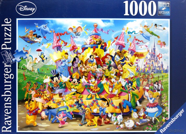 RAVENSBURGER Karnawał u Disney"a 1000 el. [PUZZLE]