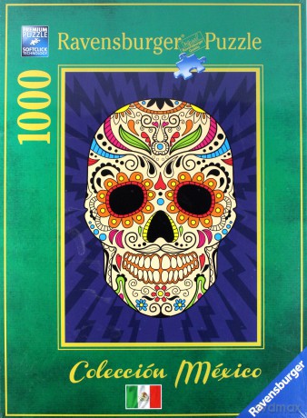 RAVENSBURGER Meksykańska Czaszka 1000 el. [PUZZLE]
