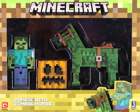 Minecraft Zestaw Zombie z Zombie Koniem [FIGURKA]