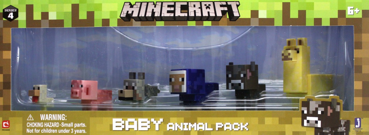 Minecraft Zestaw Młodych Zwierzątek Domowych [FIGURKA]