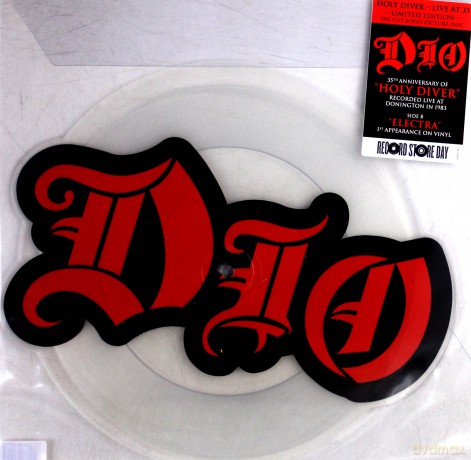 Dio: Holy Diver Live B/W Electra (Die Cut Logo) (RSD) [Winyl]