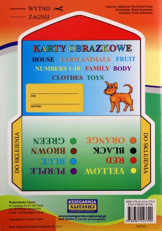 Angielski dla dzieci 3-7 lat. Zeszyt 15. Najnowsza metoda nauki przez zabawę. Karty obrazkowe - czytanie globalne - Katarzyna Piechocka-Empel [KSIĄŻKA]