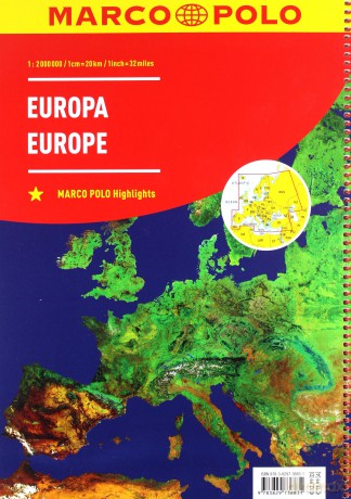 Europa 1:2000 000 ATLAS Marco Polo (spirala)