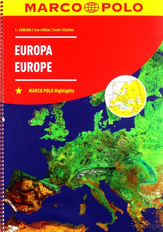 Europa 1:2000 000 ATLAS Marco Polo (spirala)