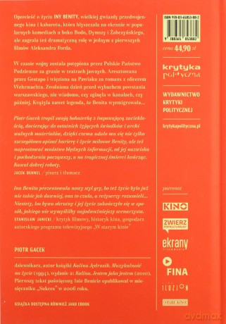 Ina Benita. Za wcześnie na śmierć - Piotr Gacek [KSIĄŻKA]