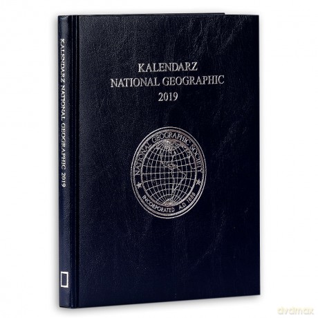 Kalendarz książkowy 2019, National Geographic, granatowy [KALENDARZ]
