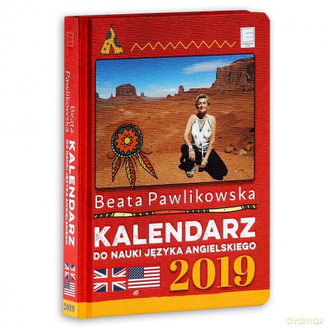 Kalendarz książkowy 2019, Kalendarz do nauki języka angielskiego, Beata Pawlikowska [KALENDARZ]