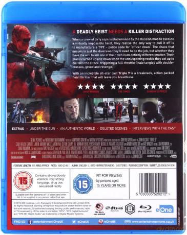 Triple 9 (Psy Mafii) [Blu-Ray]