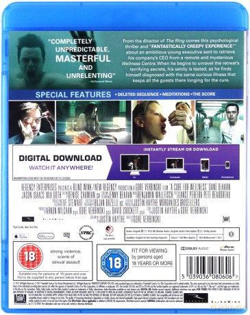 A Cure For Wellness (Lekarstwo na życie) [Blu-Ray]