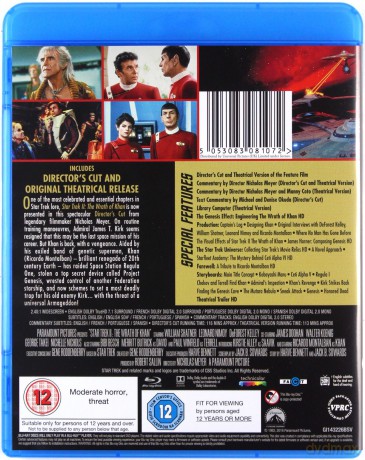 Star Trek II: The Wrath of Khan (Star Trek II: Gniew Khana) [Blu-Ray]