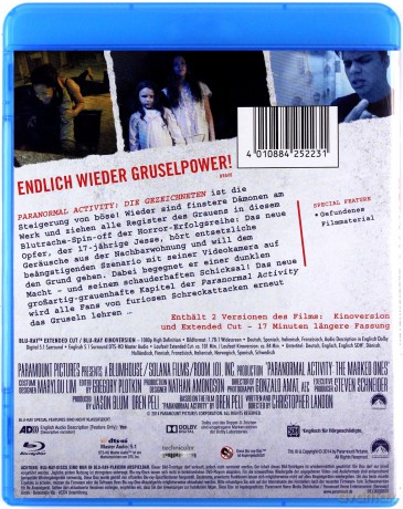 Paranormal Activity: The Marked Ones (Paranormal Activity: Naznaczeni) [Blu-Ray]