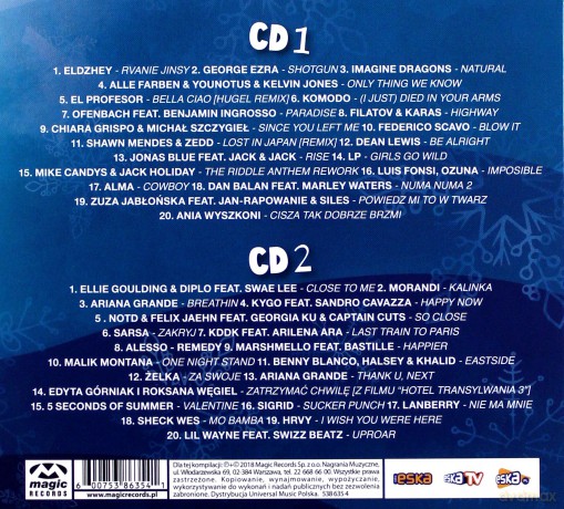 ESKA Hity Na Czasie Zima 2019 [2CD]