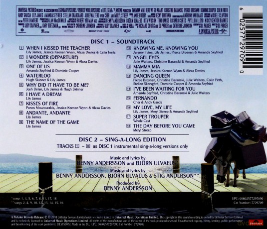 Mamma Mia! Here We Go Again - Singalong soundtrack [2CD]