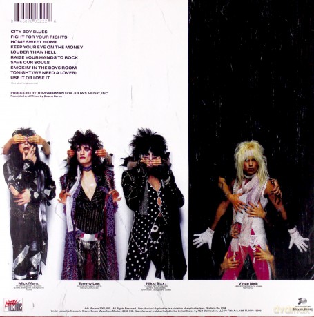Motley Crue: Theatre Of Pain [Winyl]