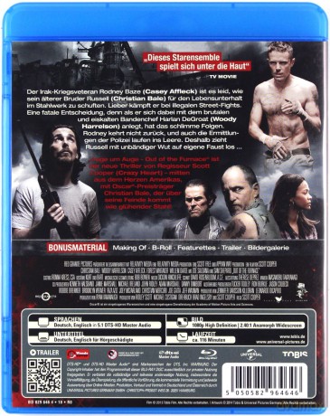 Out of the Furnace (Zrodzony w ogniu) [Blu-Ray]