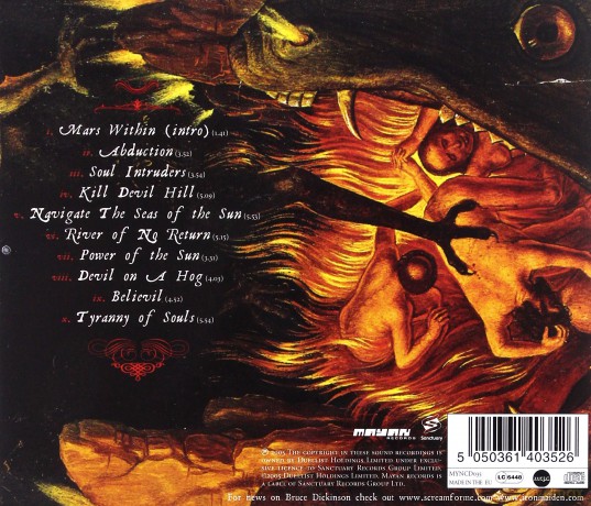 Bruce Dickinson: Tyranny Of Souls [CD]