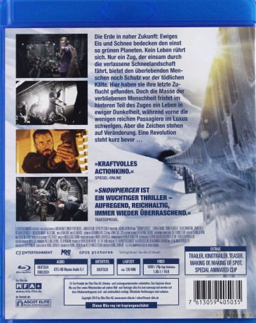 Snowpiercer (Snowpiercer: Arka przyszłości) [Blu-Ray]