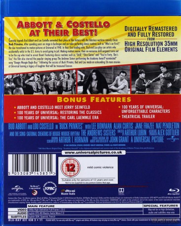 Buck Privates [Blu-Ray]