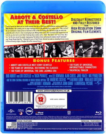 Buck Privates [Blu-Ray]