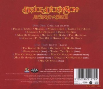 Bruce Dickinson: Accident Of Birth [2CD]