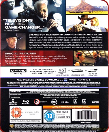 Westworld Sezon 1 (metalbox) [3xBlu-Ray 4K]+[3xBlu-Ray]