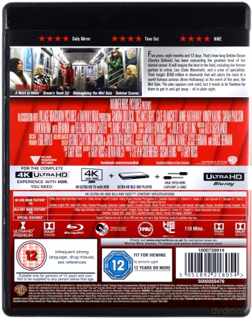 Ocean's 8 [Blu-Ray 4K]+[Blu-Ray]