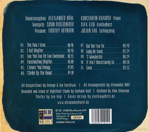 Alex Sextett Bühl: All About Gershwin [CD]