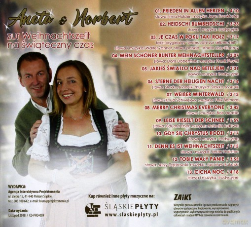 Aneta & Norbert: Na Świąteczny czas [CD]